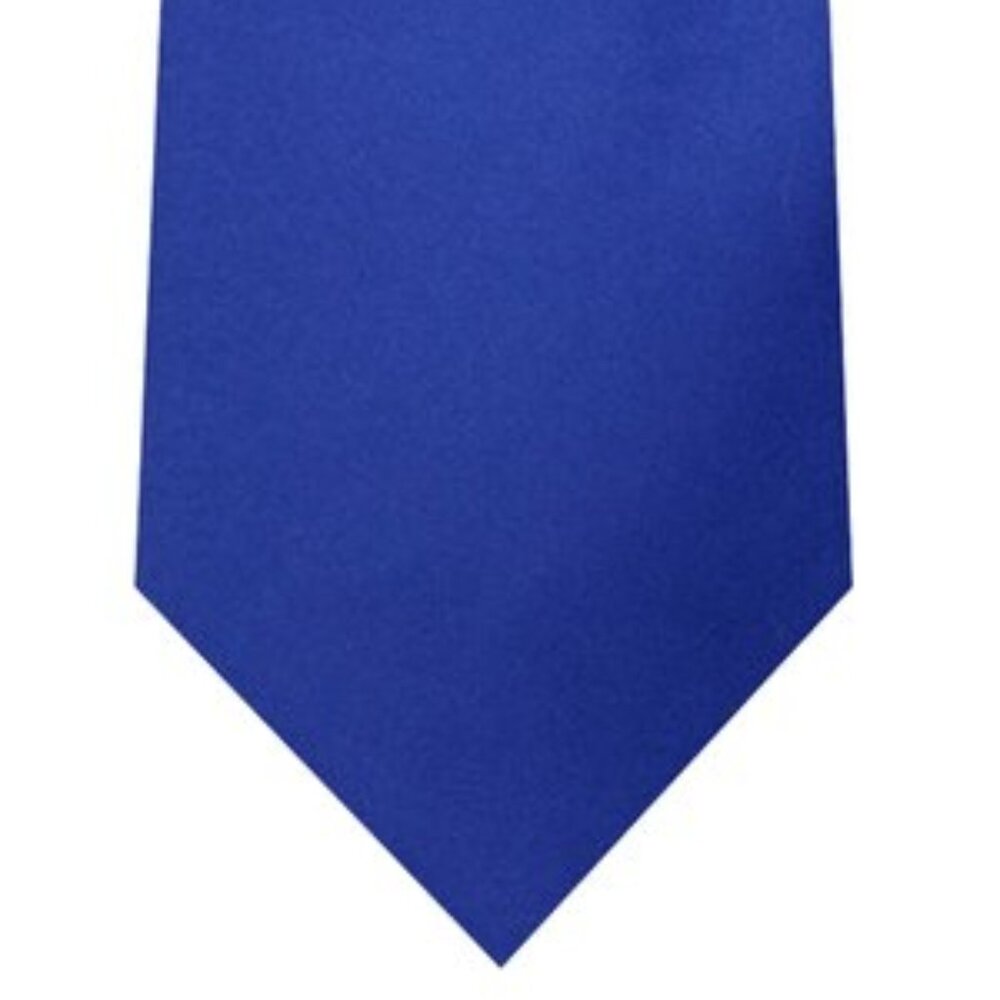 Royal Blue Solid Tie – 3.25” Width  | 100% Microfiber